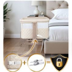 Nukido Sklopivi putni krevetić s pomoćnim ležajem + madrac NK-243