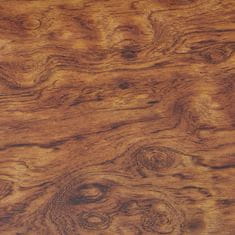 Northix Bočni stolić industrijskog dizajna, 2 razine, drvena ploča, metalni okvir