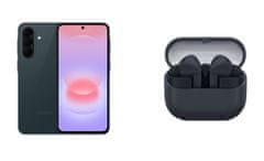 Samsung Galaxy A37 pametni telefon, 128 GB, sivo/zeleni + Buds3 FE (SM-A376BDGBEUE - 1)