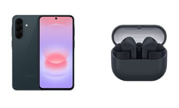 Samsung Galaxy A37 pametni telefon, 128 GB, sivo/zeleni + Buds3 FE (SM-A376BDGBEUE - 1)