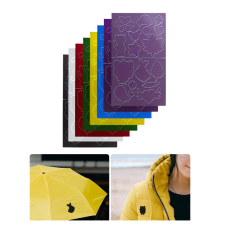 Netscroll Samoljepljive zakrpe za popravak tekstila, najlon, otporne na pranje, više boja, 72 komada, FixPatch