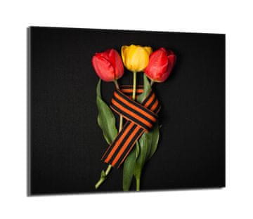 TMK Staklena zaštita za ploču za kuhanje 60x52 Roses
