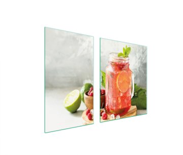 TMK STAKLENI TANJUR I DASKA ZA REZANJE 100x52 ZA PIĆE