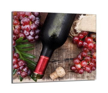 TMK Staklena zaštita za ploču za kuhanje 60x52 Vino