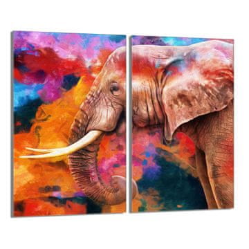TMK Staklena zaštitna ploča za štednjak 2x30x52 Elephant