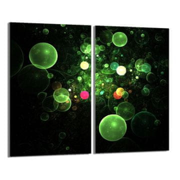 TMK Staklena zaštitna ploča za štednjak 2x30x52 mjehurića