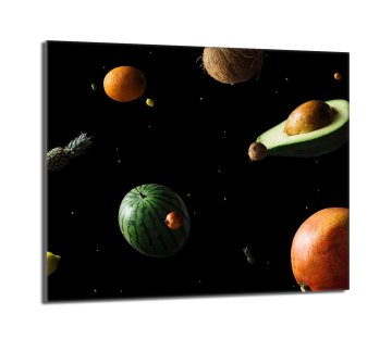 TMK Staklena zaštita za ploču za kuhanje 60x52 Voće