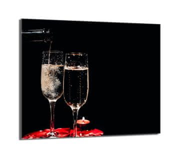TMK Staklena zaštita za ploču za kuhanje 60x52 Vino