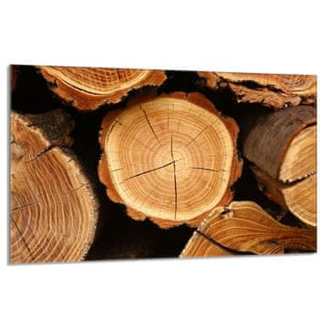 TMK Zaštitnik za staklenu ploču za štednjak 80x52 Drvo