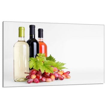 TMK Staklena zaštitna ploča za štednjak 80x52 Vino