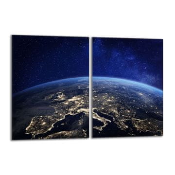 TMK Staklena zaštitna ploča za štednjak 2x40x52 Earth