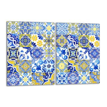 TMK Staklena zaštitna ploča za štednjak 2x40x52 Mosaic