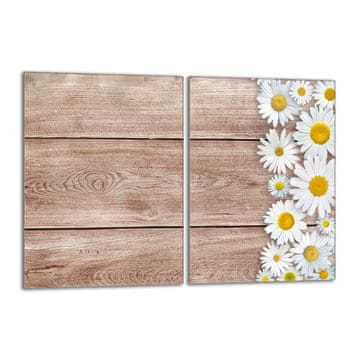 TMK Zaštitna staklena ploča za peć 2x40x52 Drvo