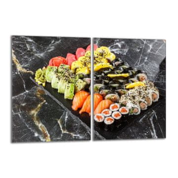 TMK Staklena zaštitna ploča za štednjak 2x40x52 Sushi