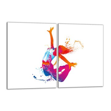 TMK Staklena zaštitna ploča za štednjak 2x40x52 Bijela