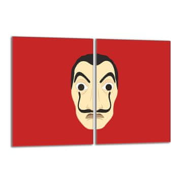 TMK Staklena zaštitna ploča za štednjak 2x40x52 Face