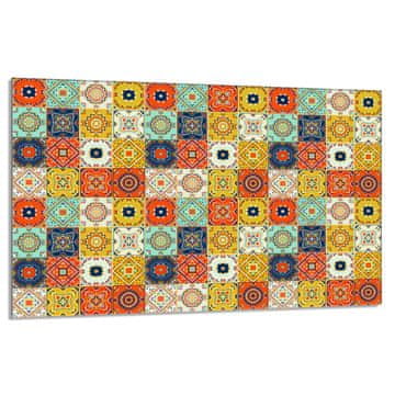 TMK Staklena zaštitna ploča za štednjak 80x52 Mosaic
