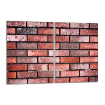 TMK Staklena zaštitna ploča za štednjak 2x40x52 Cigla
