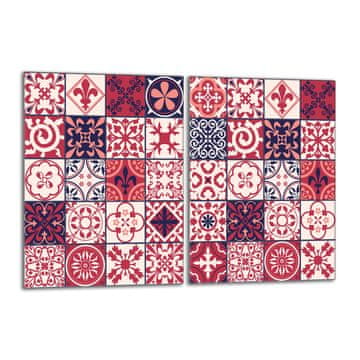 TMK Staklena zaštitna ploča za štednjak 2x40x52 Mosaic