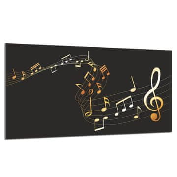 TMK Staklena zaštita za ploču za kuhanje 90x52 Music