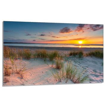 TMK Staklena zaštita za ploču za kuhanje 80x52 Beach