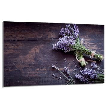 TMK Staklena zaštita za ploču za kuhanje 80x52 Lavanda