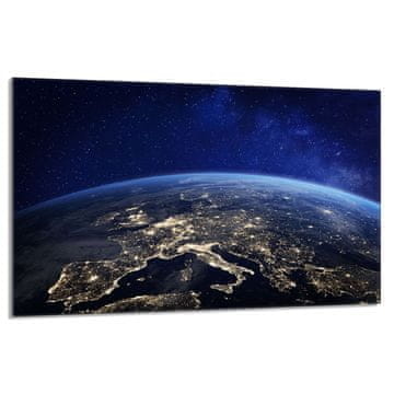TMK Staklena zaštitna ploča za štednjak 80x52 Earth
