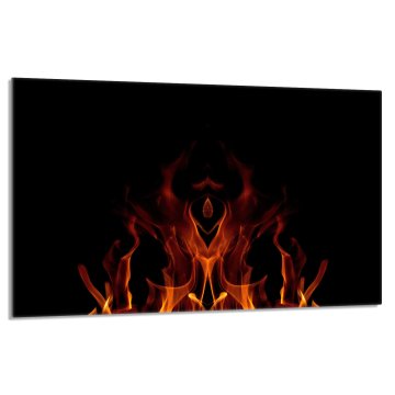 TMK Staklena zaštitna ploča za peć 80x52 Fire