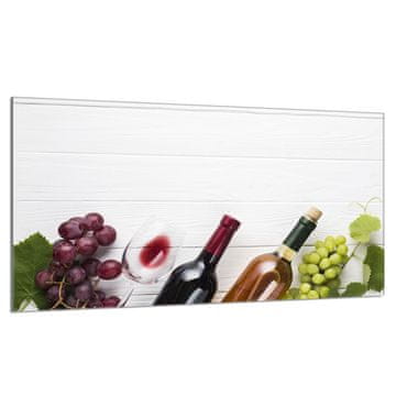 TMK Staklena zaštita za ploču za kuhanje 90x52 Vino