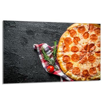 TMK Staklena zaštitna ploča za štednjak 80x52 Pizza