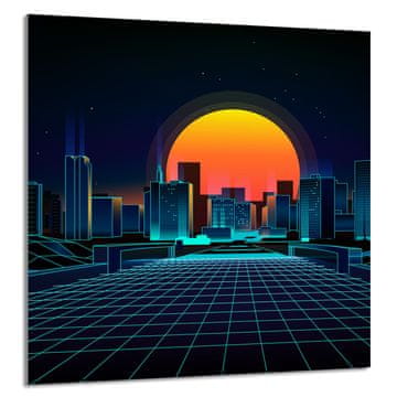 TMK STAKLENA PLOČA ZA KUHINJU 60x65 City