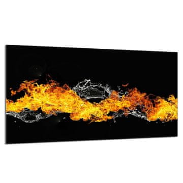 TMK Staklena zaštitna ploča za peć 90x52 Fire