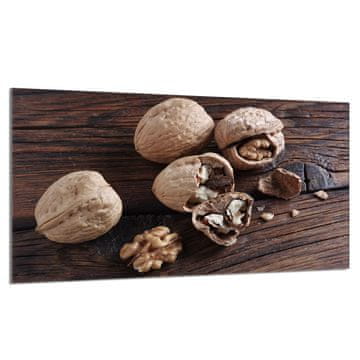 TMK Staklena zaštita za ploču za kuhanje 90x52 Orah