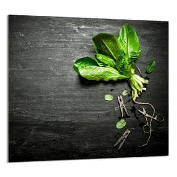 TMK STAKLENA PLOČA ZA KUHINJU 65x60 Bosiljak