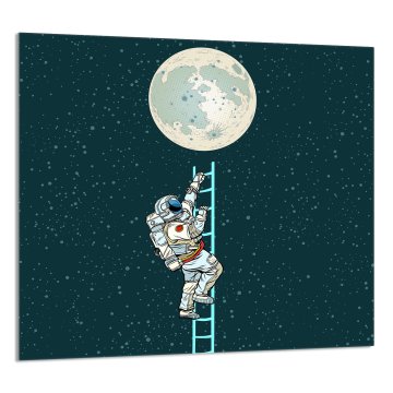 TMK STAKLENA PLOČA ZA KUHINJU 65x60 Moon