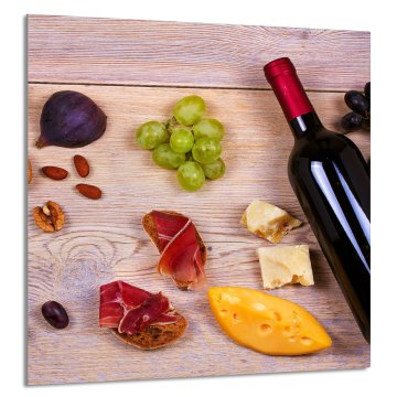 TMK STAKLENA PLOČA ZA KUHINJU 60x65 Hrana