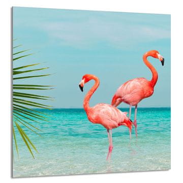 TMK STAKLENA PLOČA ZA KUHINJU 60x65 Flamingo