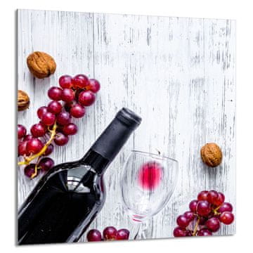 TMK STAKLENA PLOČA ZA KUHINJU 60x65 Grožđe