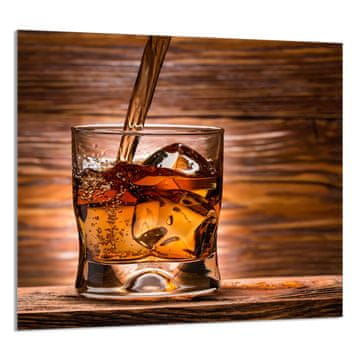 TMK STAKLENA PLOČA ZA KUHINJU 65x60 Whiskey