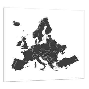 TMK STAKLENA PLOČA ZA KUHINJU 65x60 KARTA