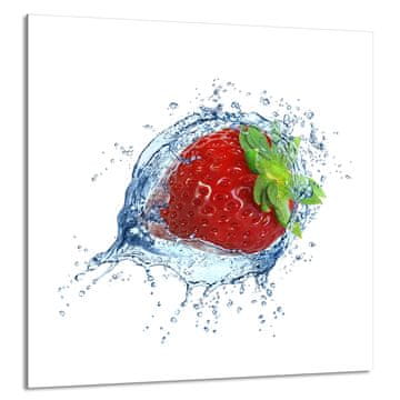 TMK STAKLENA PLOČA ZA KUHINJU 60x65 Jagoda