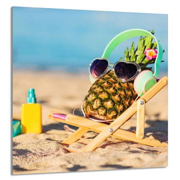 TMK STAKLENA PLOČA ZA KUHINJU 60x65 Ananas
