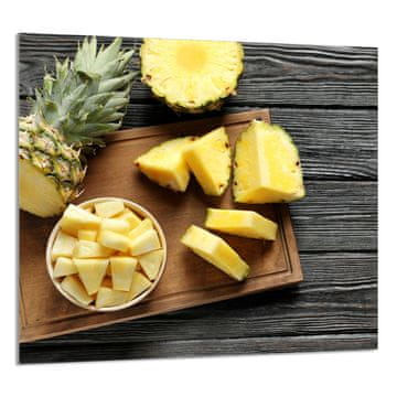 TMK STAKLENA PLOČA ZA KUHINJU 65x60 Ananas
