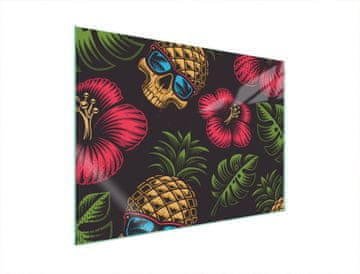 TMK ZAŠTITNA PLOČA OD STAKLENA ZA ŠTEDNJAK 70x52 ANANAS