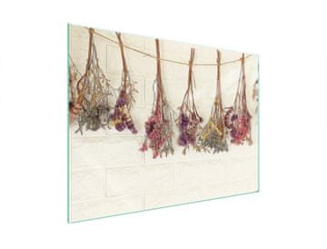 TMK ZAŠTITNA PLOČA OD STAKLENA ZA ŠTEDNJAK 70x52 CVIJEĆE