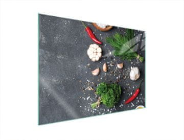 TMK ZAŠTITNA PLOČA OD STAKLA ZA ŠTEDNJAK 70x52 ŠKRILJAC