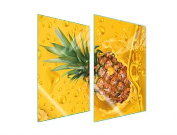 TMK ZAŠTITNA STAKLENA PLOČA ZA KUHINJU 2x35x52 ANANAS