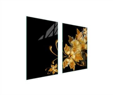 TMK ZAŠTITNA STAKLENA PLOČA ZA KUHINJU 65x52 ZLATNA