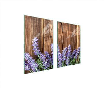 TMK ZAŠTITNA STAKLENA PLOČA ZA KUHINJU 65x52 LAVANDA