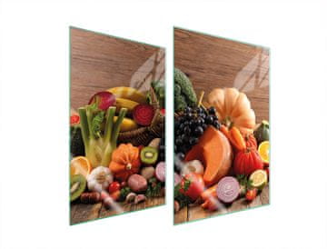 TMK ZAŠTITNA STAKLENA PLOČA ZA KUHINJU 2x35x52 ZA HRANU